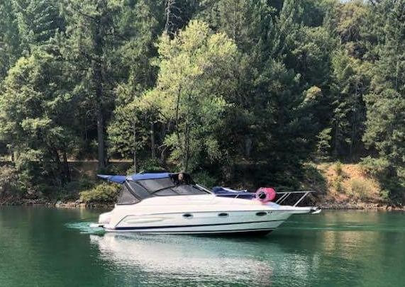 2004 Maxim 29E repaired and updated by James Boat and Fiberglass Repair, Dixon, CA - on the water, after all work was completed