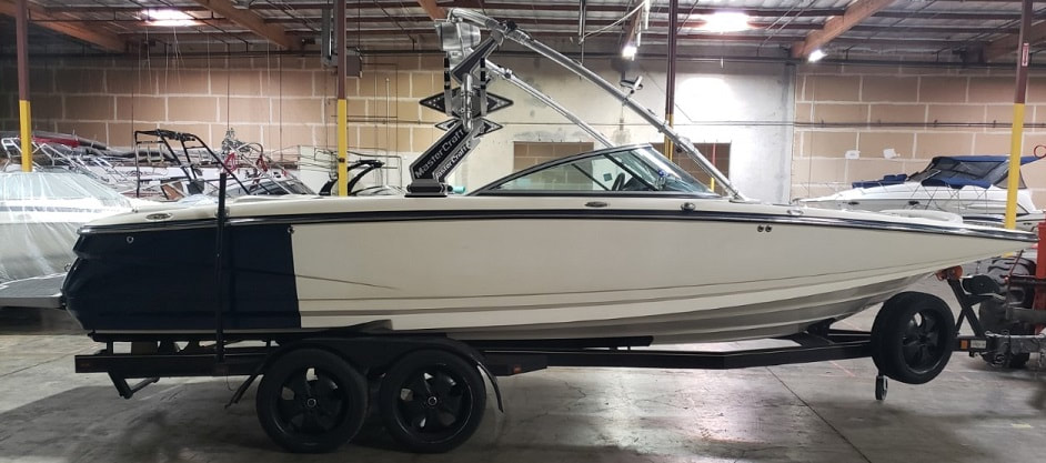 Before photo of MasterCraft X45 right side