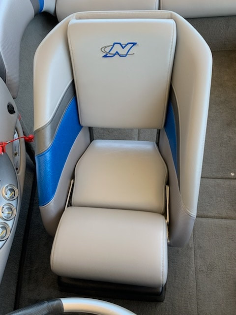 05 Ski Nautique gets new upholstery inside (Captain's chair) by James Boat and Fiberglass Repair, Dixon, CA