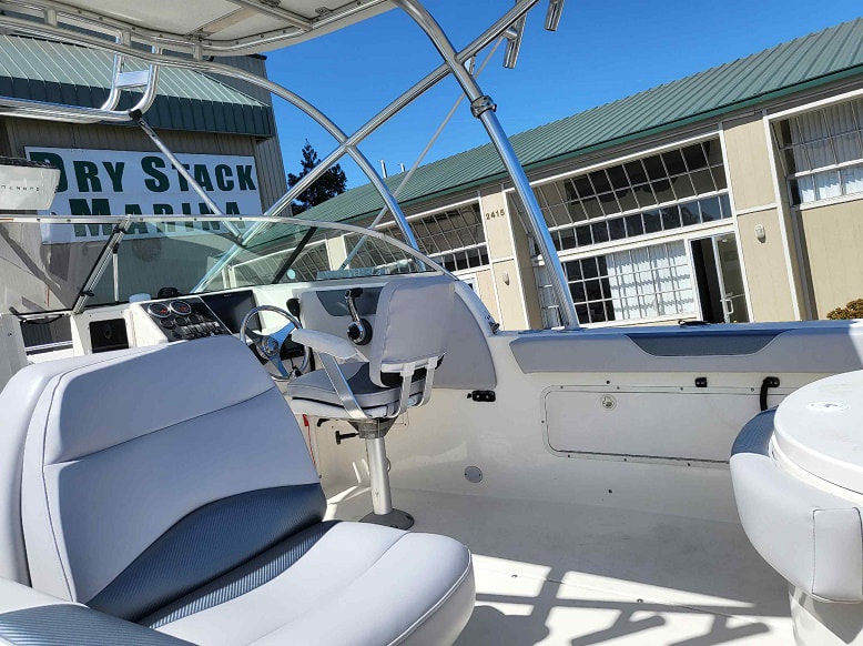 New Upholstery for this 2013 Striper, done by James Boat and Fiberglass Repair, Dixon, CA